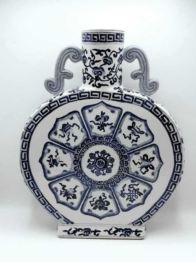 Azucarero de Ceramica popular PUENTE DEL ARZOBISPO Toledo Pintado a Mano  VINTAGE